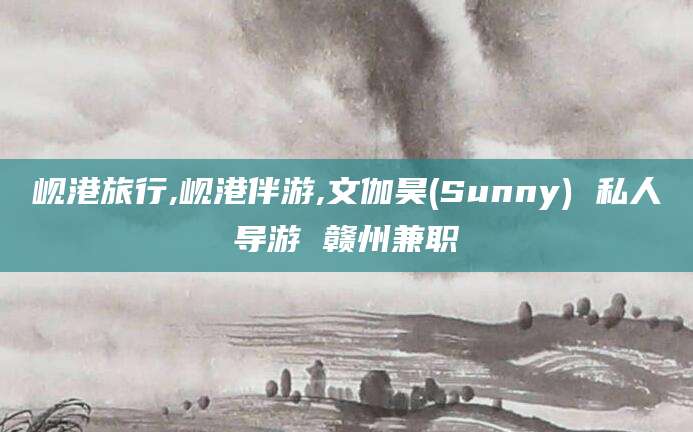 格尔木岘港旅行,岘港伴游,文伽昊(Sunny) 私人导游 赣州兼职